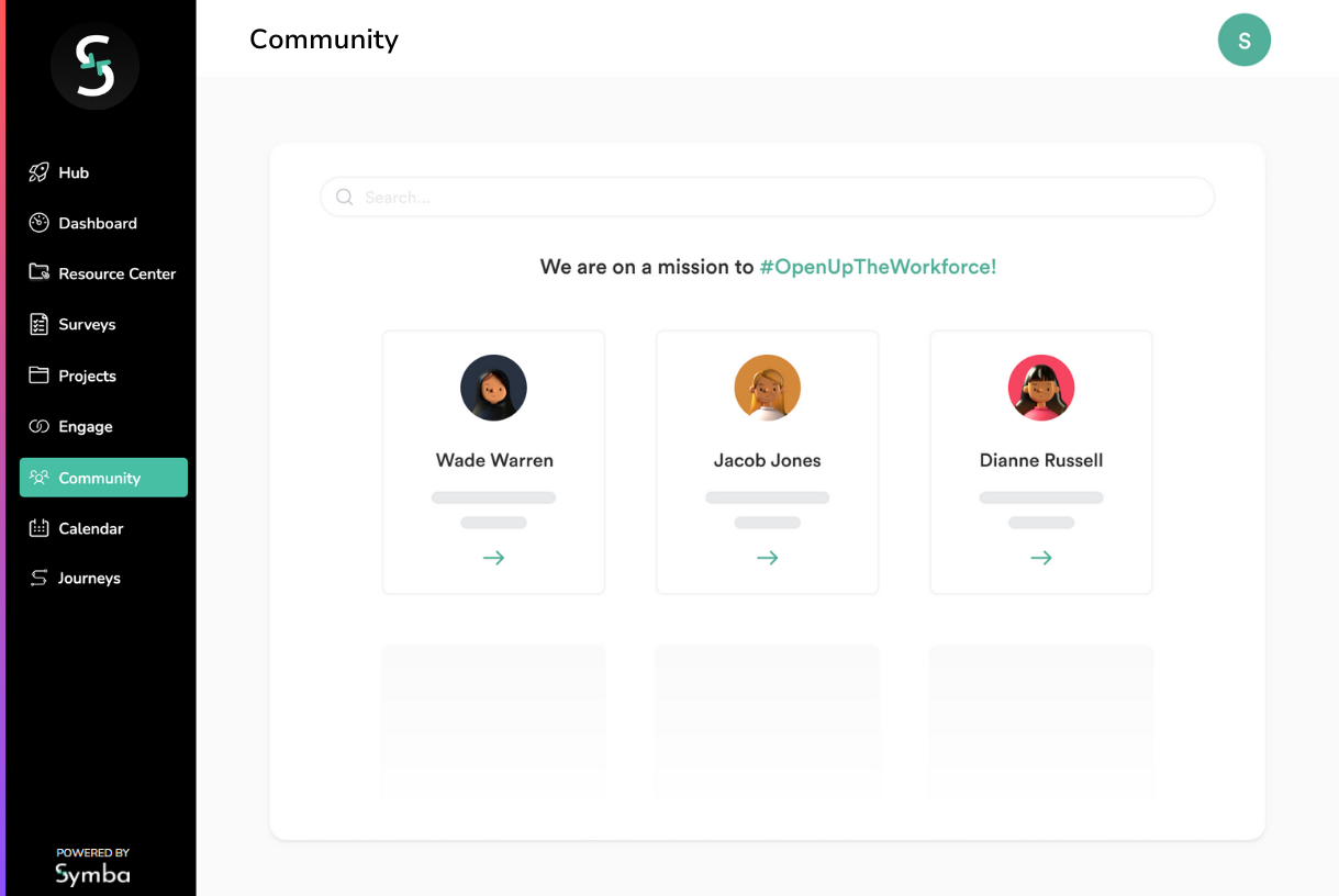illustration of Community feature
