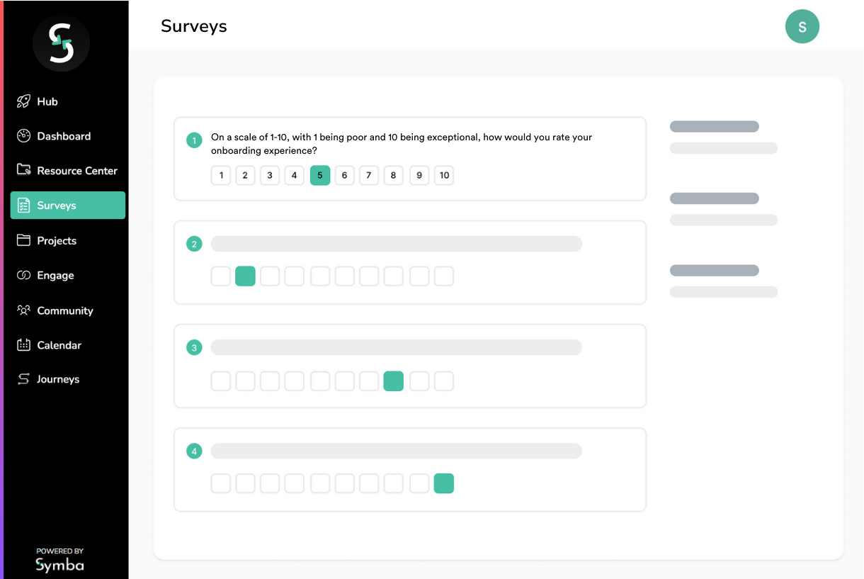 An illustration of Surveys feature